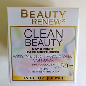 Beauty Renew - Pro-Collagen Moisturizer w/24K Gold + 3% BioHA - 50 ml